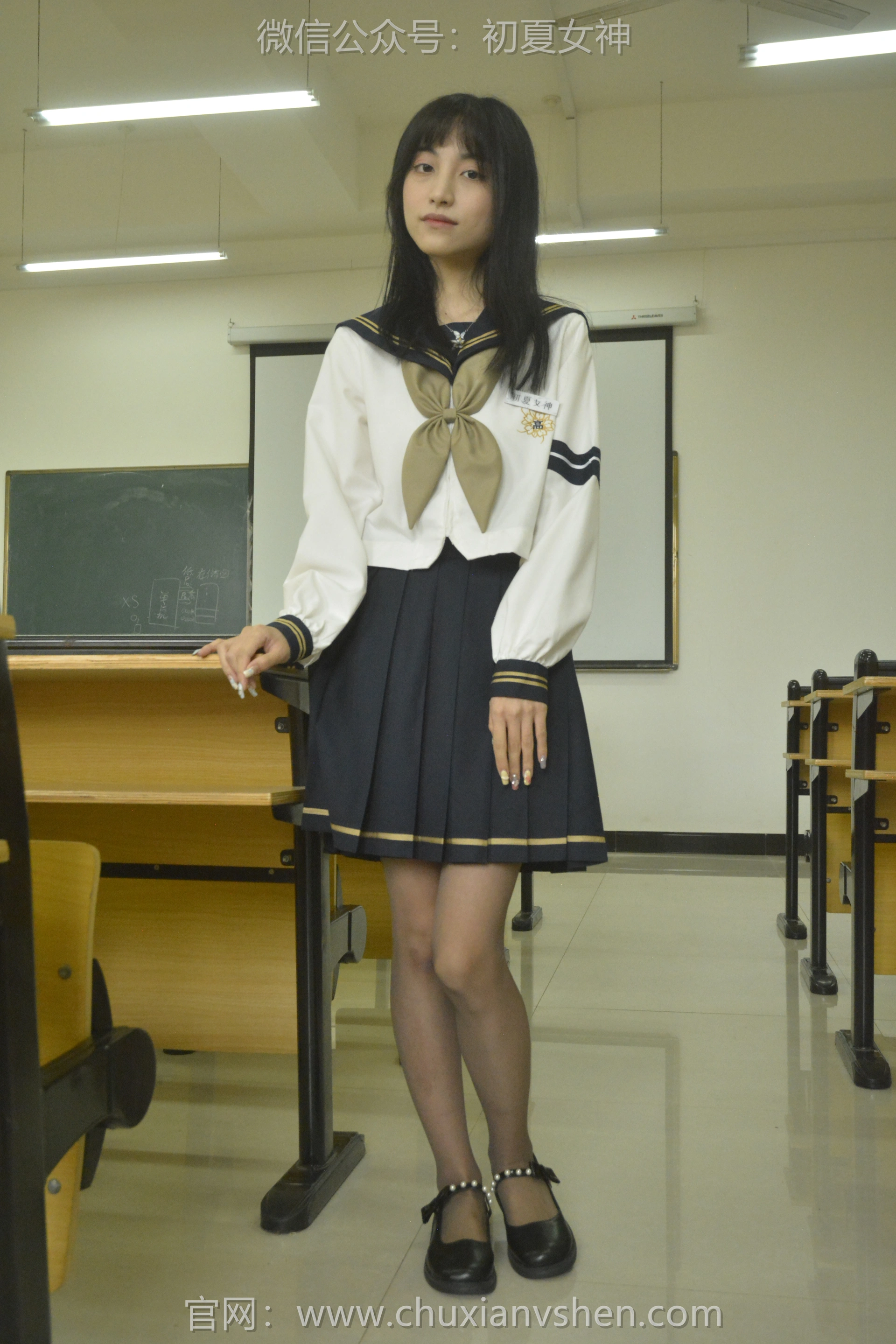 初夏女神 NO.100 柒柒 海军服 2